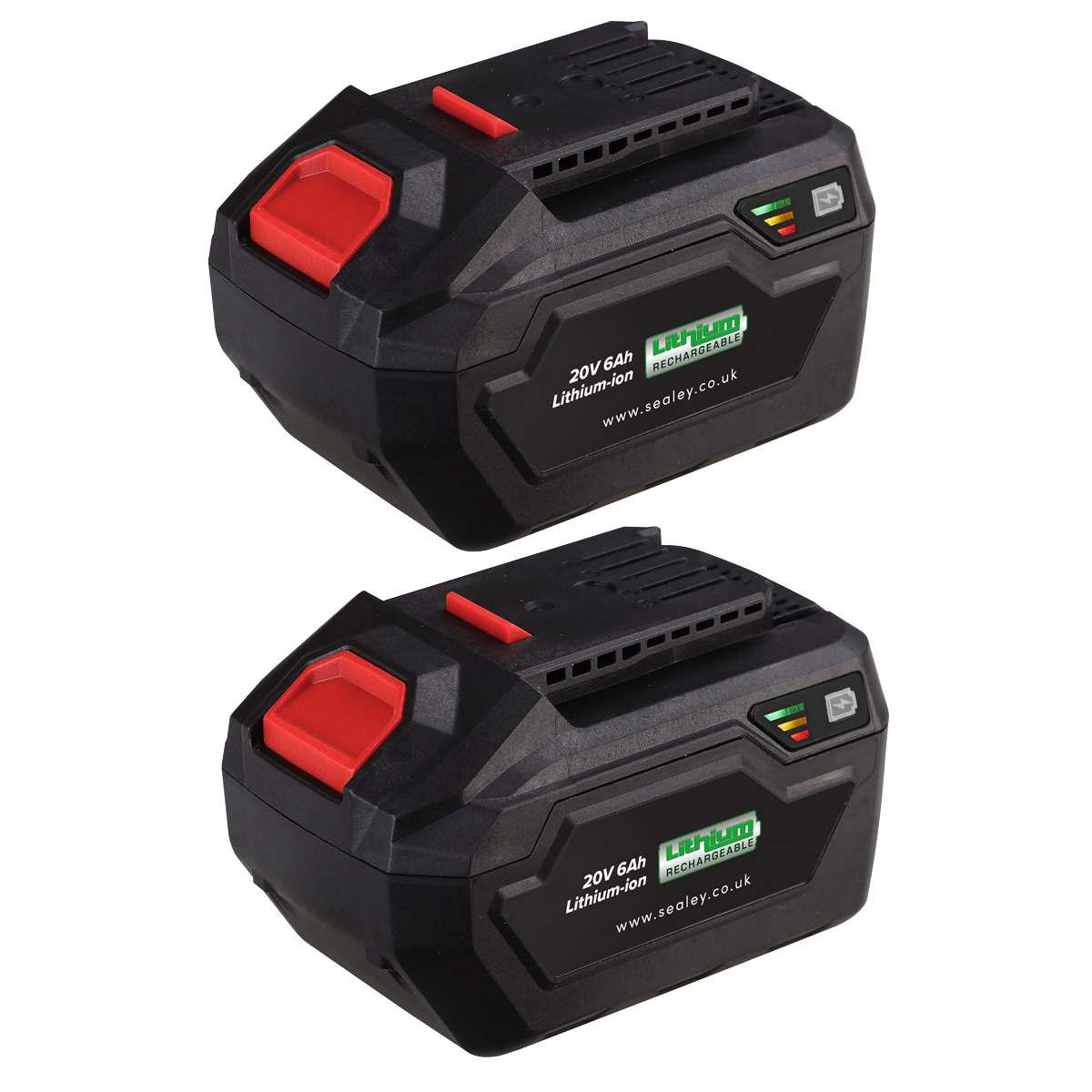SV20 Series Power Tool Battery 20V 6Ah - Pack of 2