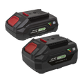 SV20 Series Power Tool Battery 20V 2Ah & 4Ah - Pack of 2