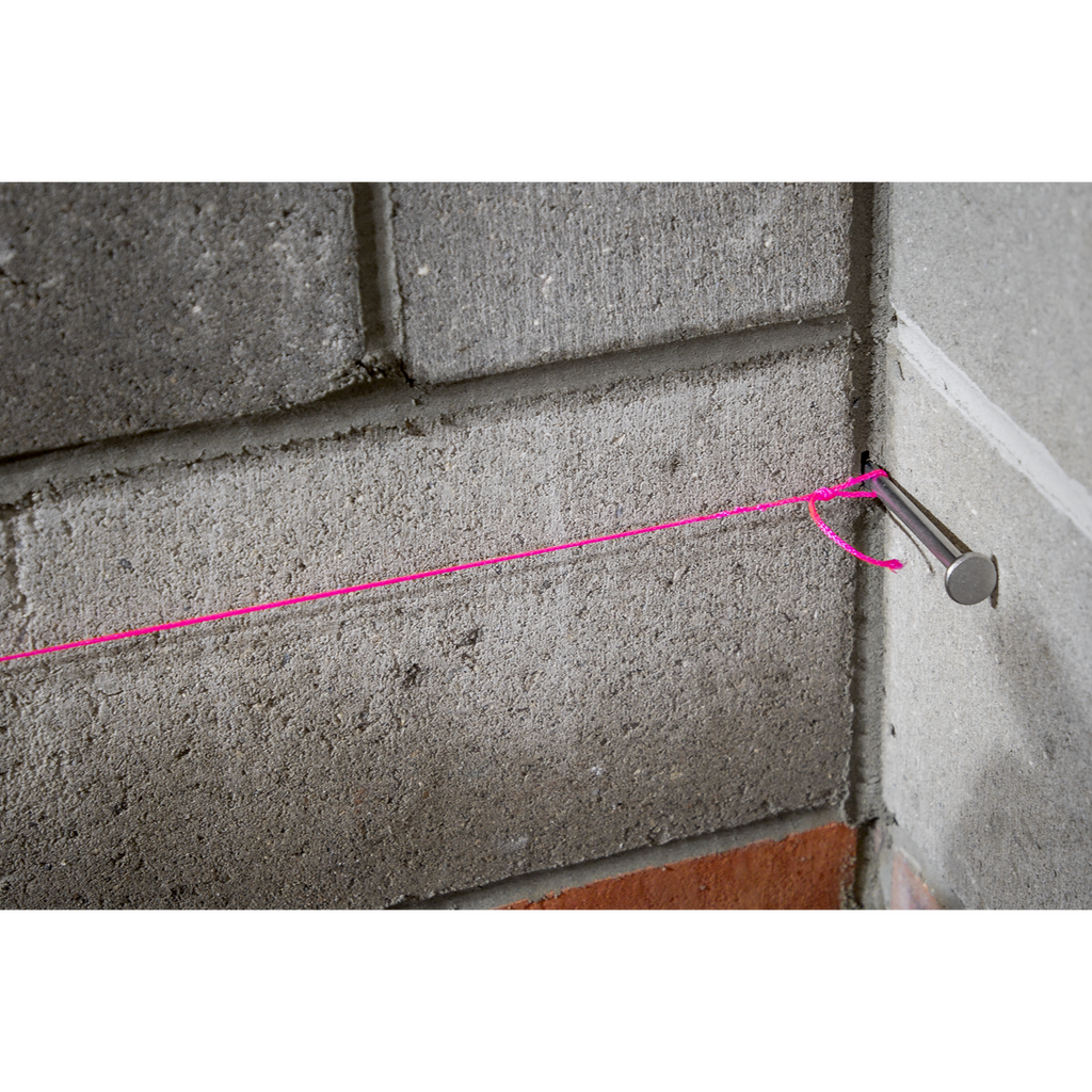 Braided Nylon Brick Line 76m - Pink