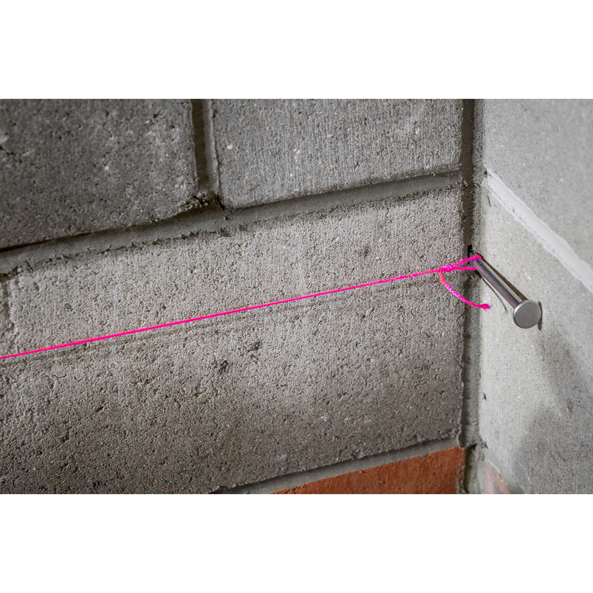 Braided Nylon Brick Line 76m - Pink