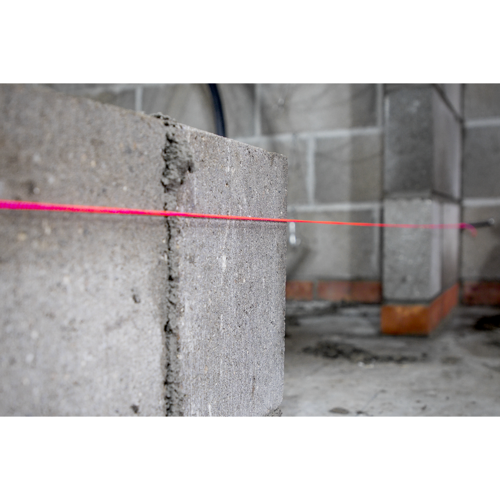 Braided Nylon Brick Line 76m - Pink