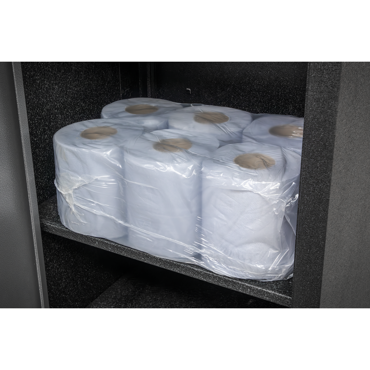2-Ply Embossed Blue Paper Roll 60m - Pack of 6