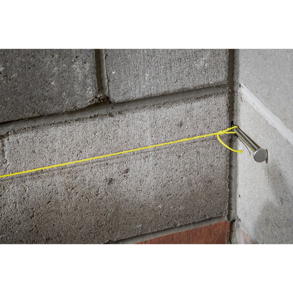 Braided Nylon Brick Line 76m - Yellow