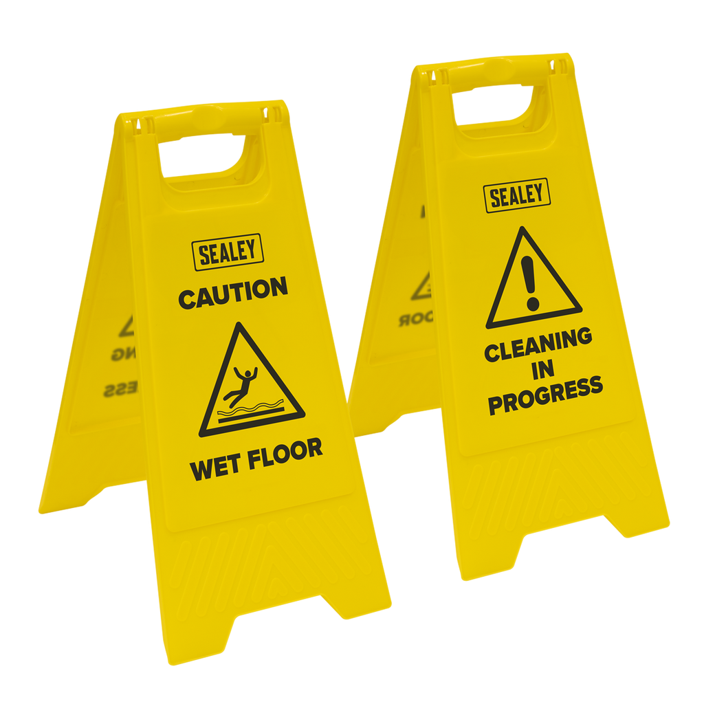 Wet Floor Signs - Pack of 2