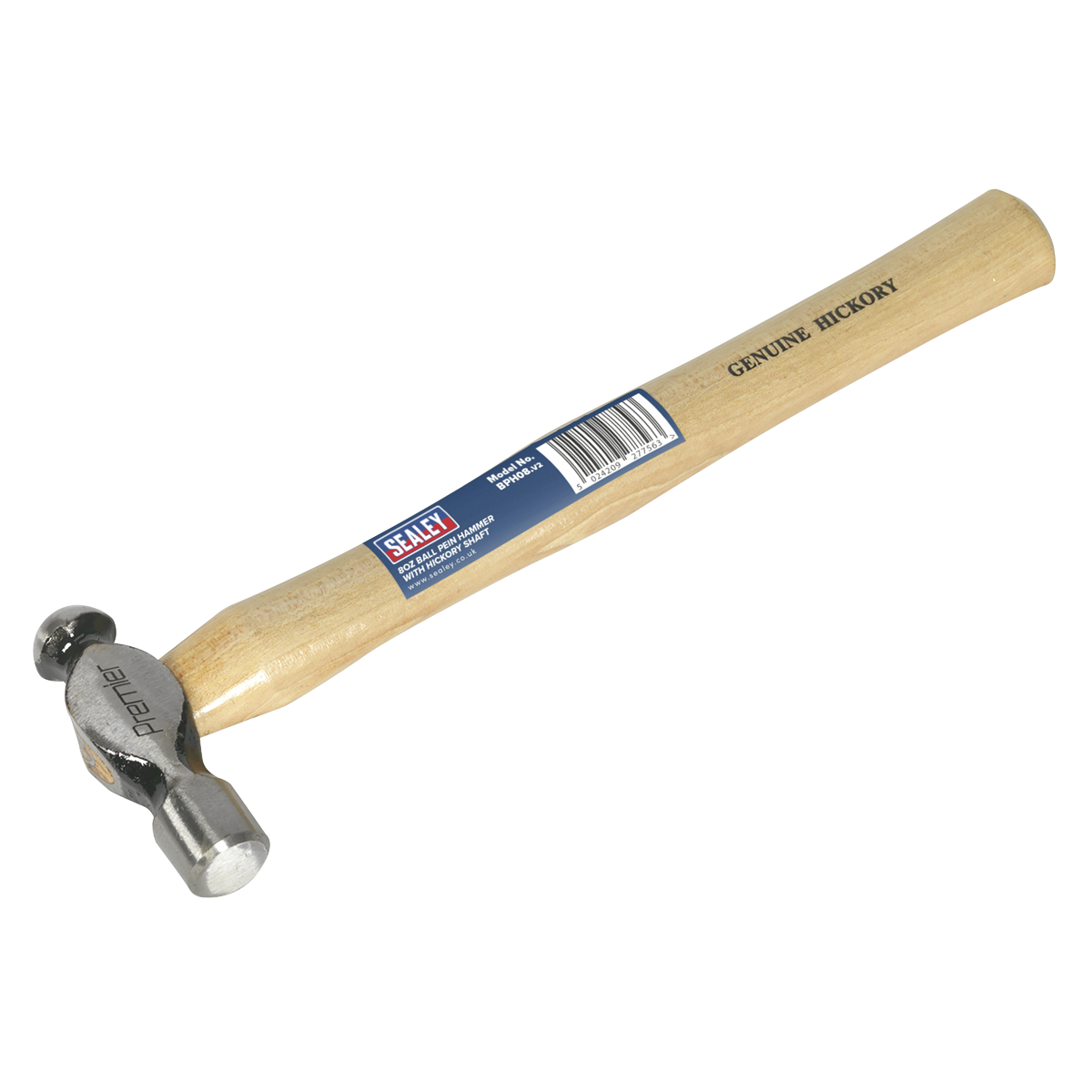 Premier Ball Pein Hammer with Hickory Shaft 8oz