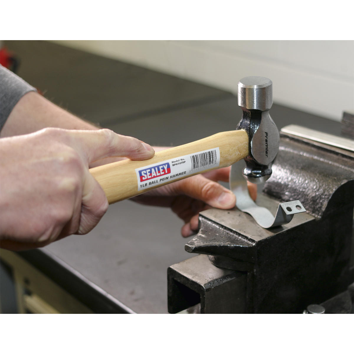 Premier Ball Pein Hammer with Hickory Shaft 1lb