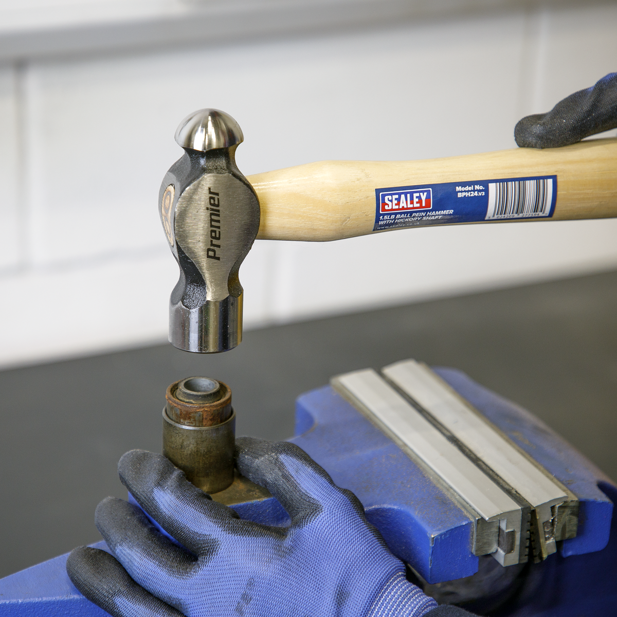 Premier Ball Pein Hammer with Hickory Shaft 1.5lb