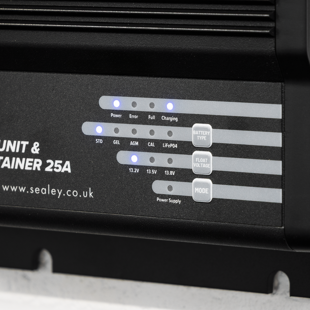12V Battery Support Unit & Smart Charger/Maintainer, 25A (BSCU25A)