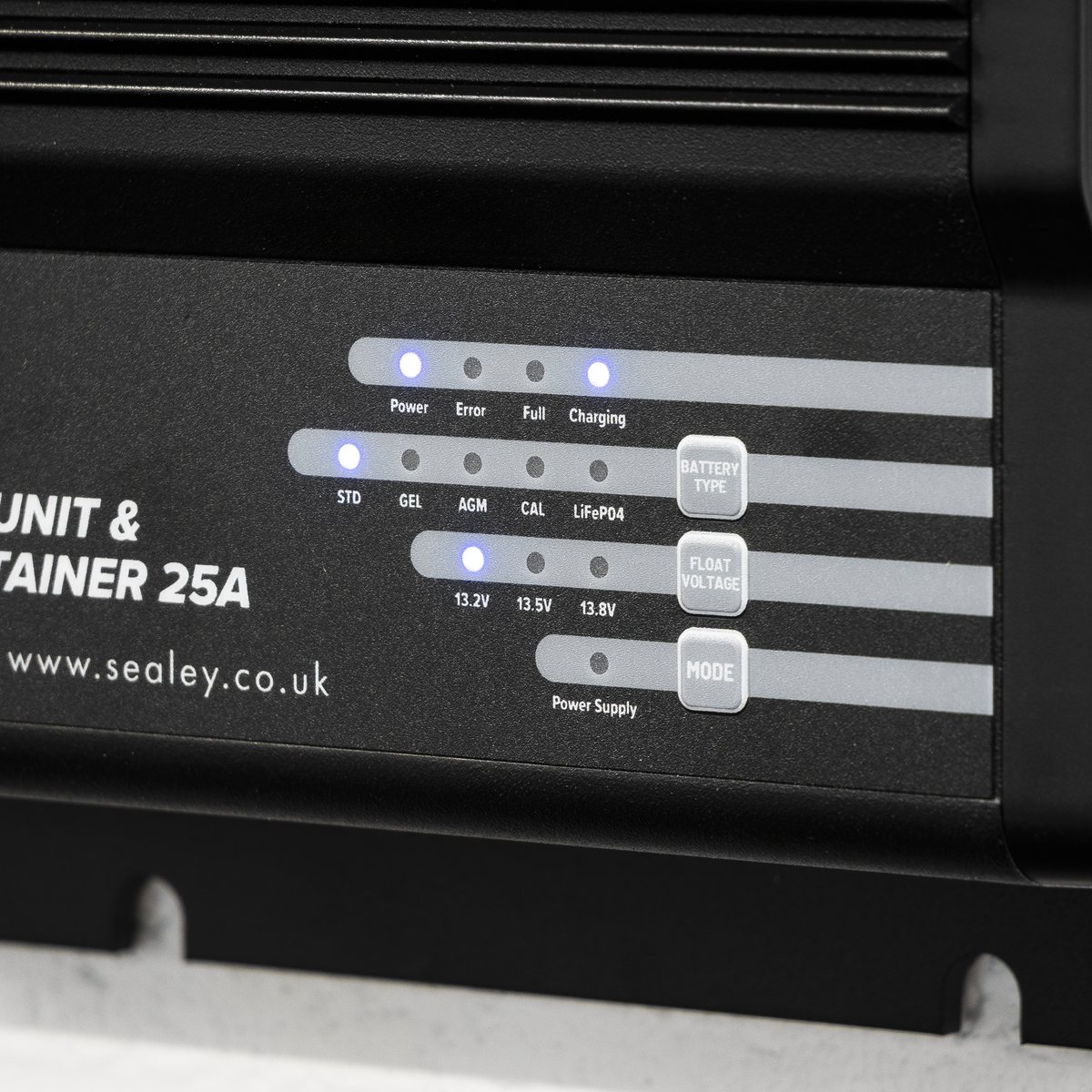 12V Battery Support Unit & Smart Charger/Maintainer, 25A (BSCU25A)
