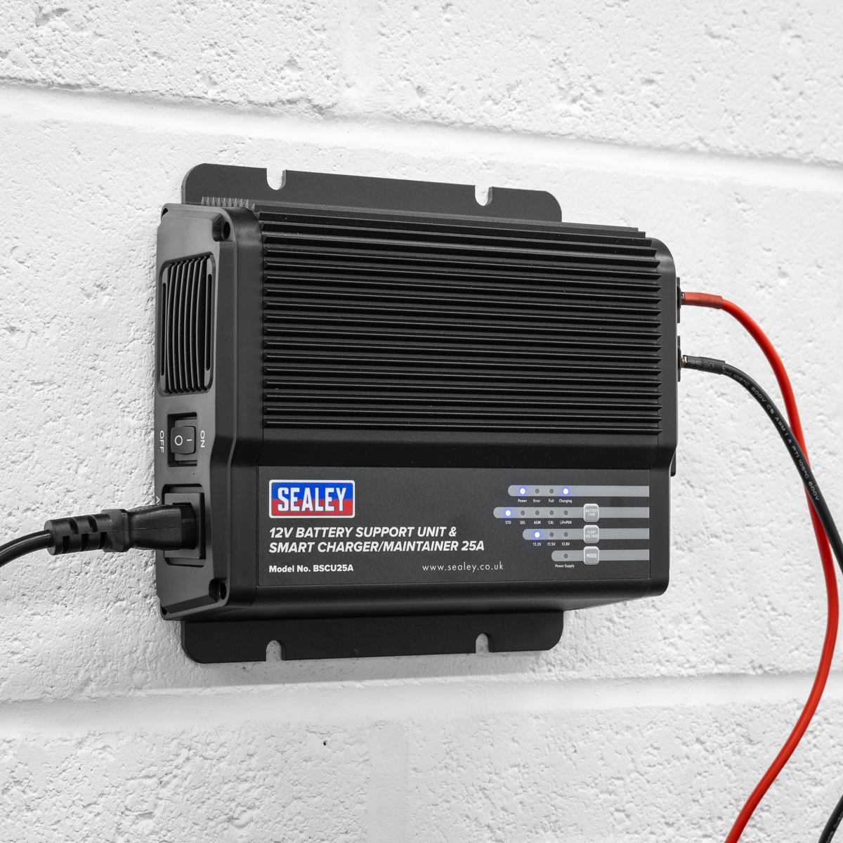 12V Battery Support Unit & Smart Charger/Maintainer, 25A (BSCU25A)