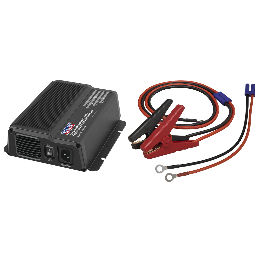 12V Battery Support Unit & Smart Charger/Maintainer, 25A (BSCU25A)