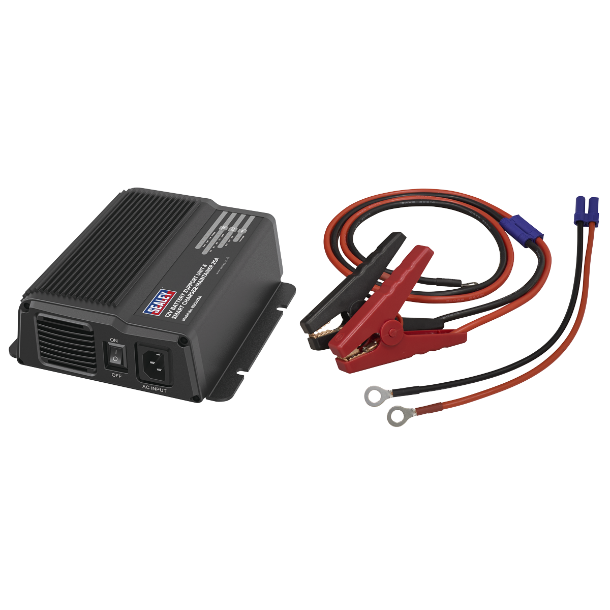 12V Battery Support Unit & Smart Charger/Maintainer 25A