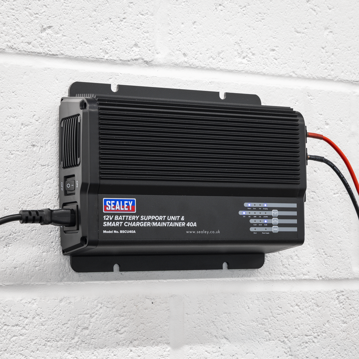 12V Battery Support Unit & Smart Charger/Maintainer, 40A (BSCU40A)