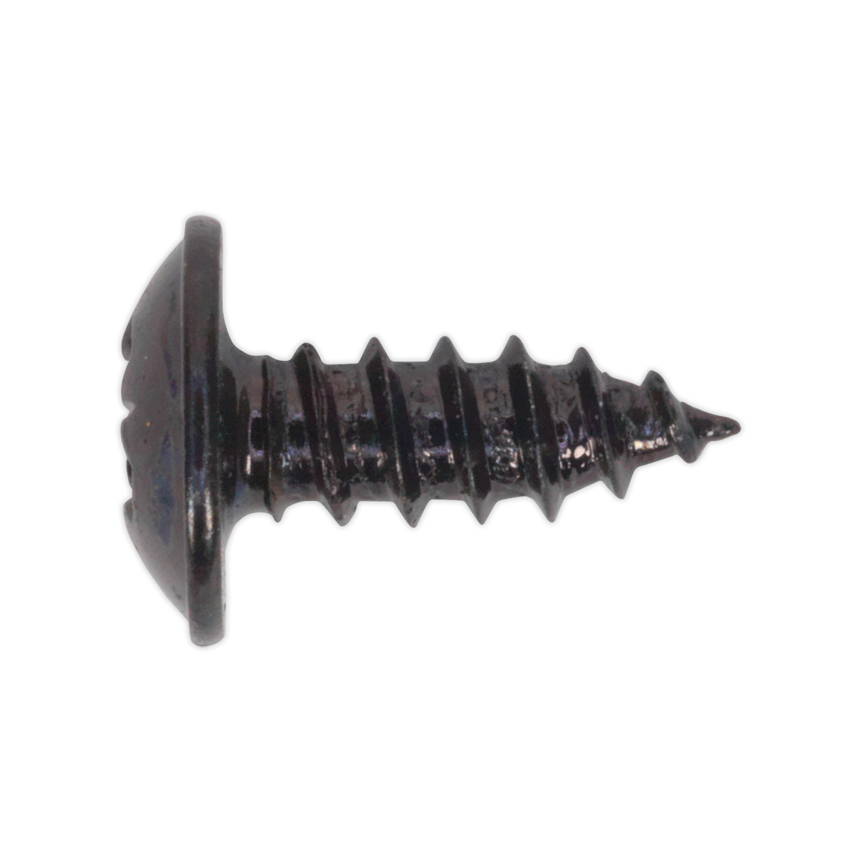 Self-Tapping Pozi Flanged Head Screw 3.5 x 10mm, Black - Pack of 100