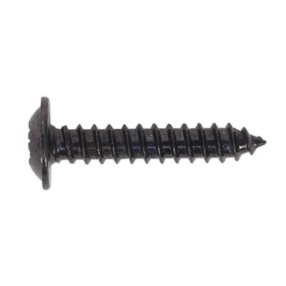 Self-Tapping Pozi Flanged Head Screw 3.5 x 19mm, Black - Pac