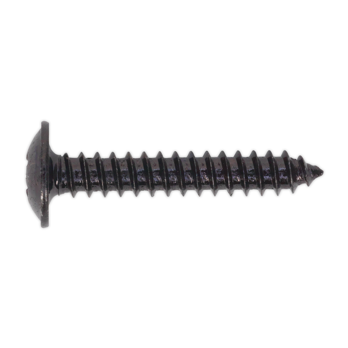 Self-Tapping Pozi Flanged Head Screw 4.2 x 25mm, Black - Pack of 100