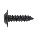 Self-Tapping Pozi Flanged Head Screw 4.8 x 16mm, Black - Pac