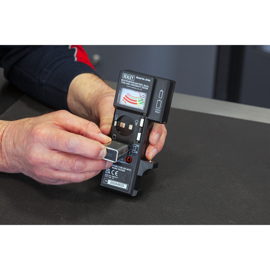 Multipurpose Battery, Bulb, Fuse & Continuity Tester