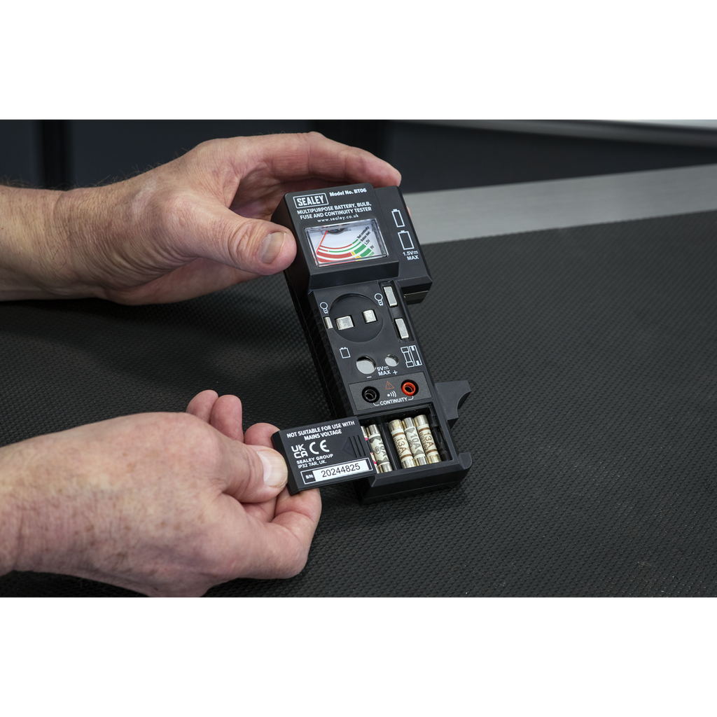 Multipurpose Battery, Bulb, Fuse & Continuity Tester
