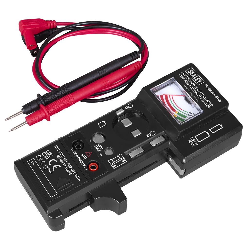 Multipurpose Battery, Bulb, Fuse & Continuity Tester