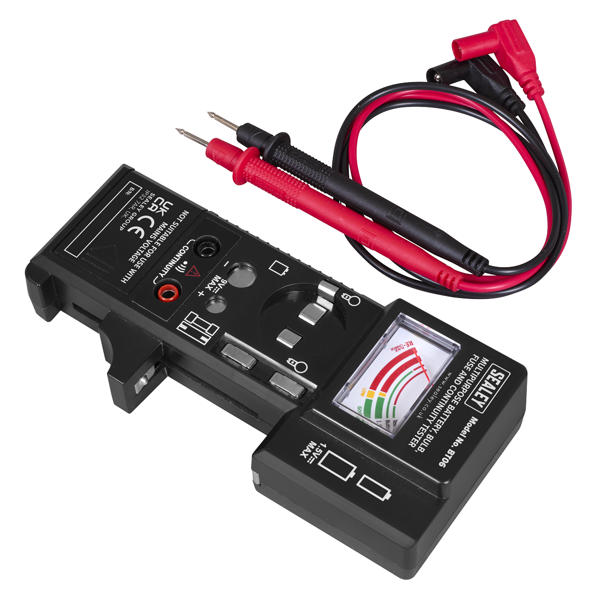 Multipurpose Battery, Bulb, Fuse & Continuity Tester