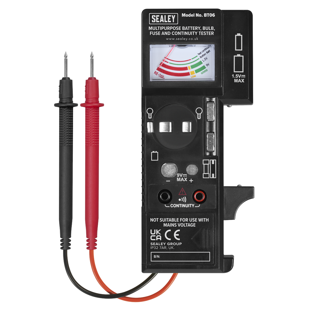 Multipurpose Battery, Bulb, Fuse & Continuity Tester