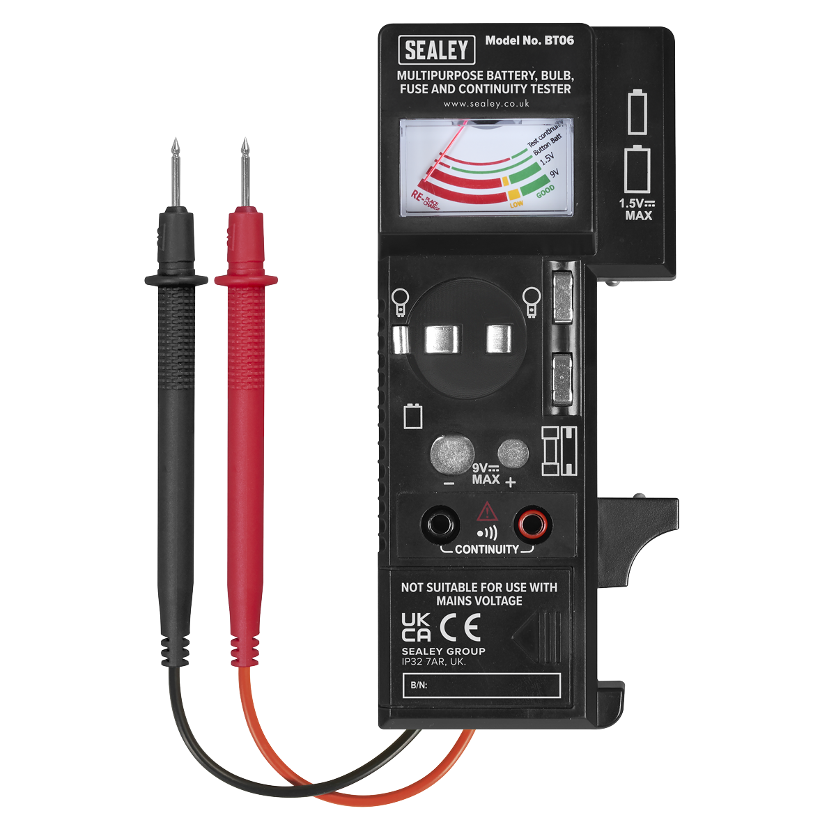 Multipurpose Battery, Bulb, Fuse & Continuity Tester