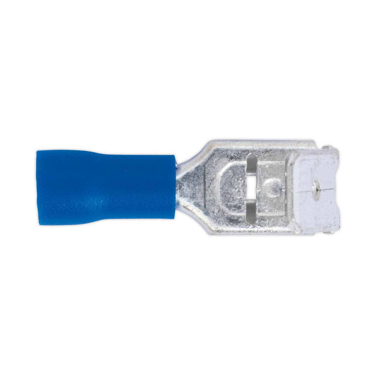 Piggy-Back Terminal 6.3mm, Blue - Pack of 100
