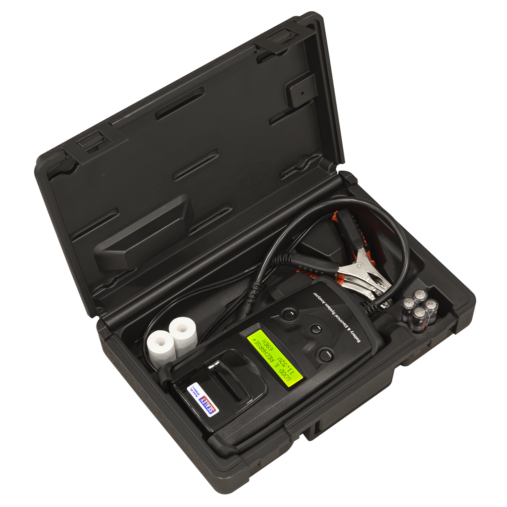 Digital Battery & Alternator Tester with Printer 6/12/24V