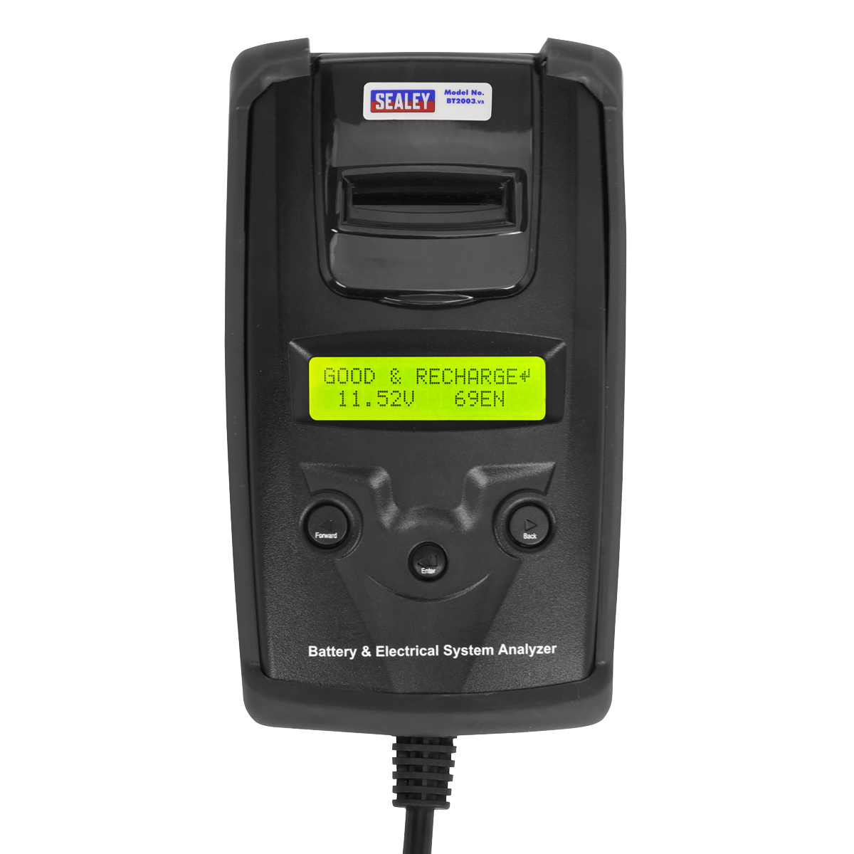Digital Battery & Alternator Tester with Printer 6/12/24V