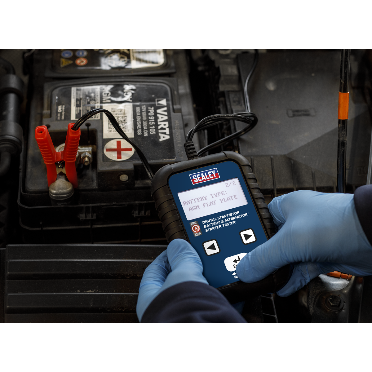 Digital Start/Stop Battery & Alternator/Starter Tester 12/24