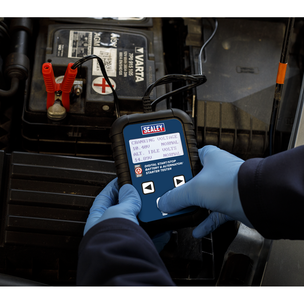 Digital Start/Stop Battery & Alternator/Starter Tester 12/24