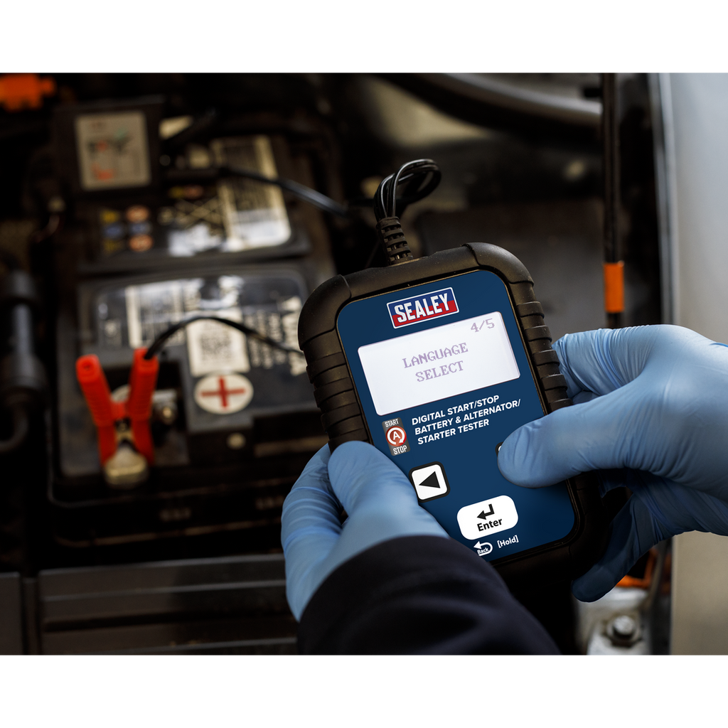 Digital Start/Stop Battery & Alternator/Starter Tester 12/24