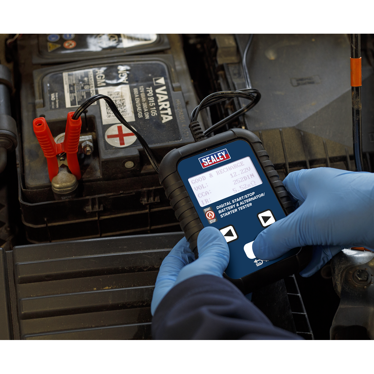 Digital Start/Stop Battery & Alternator/Starter Tester 12/24