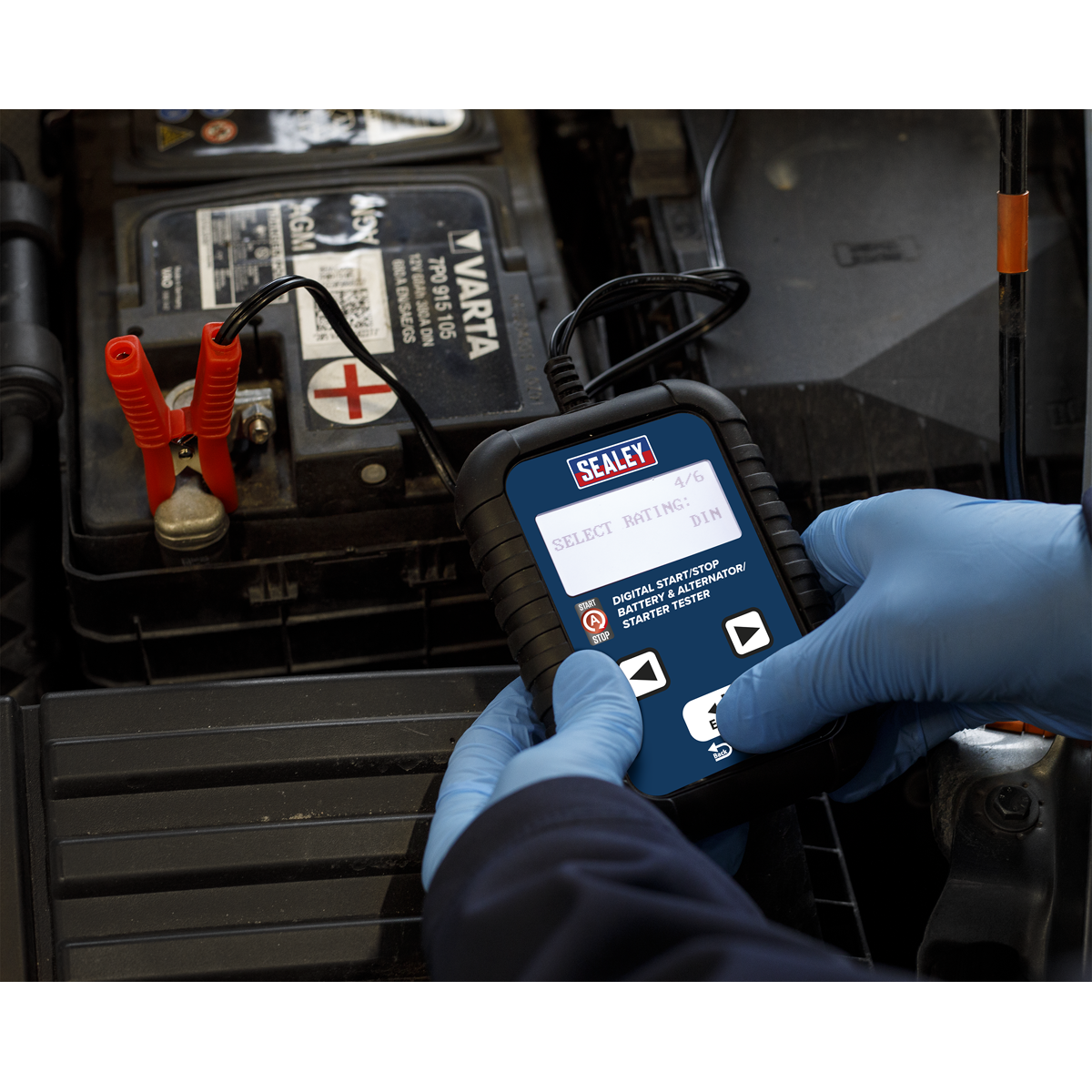 Digital Start/Stop Battery & Alternator/Starter Tester 12/24