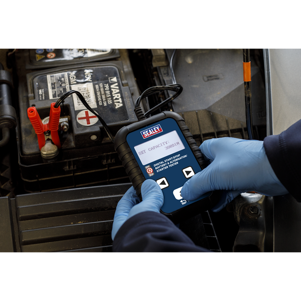 Digital Start/Stop Battery & Alternator/Starter Tester 12/24