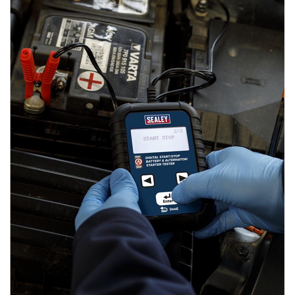 Digital Start/Stop Battery & Alternator/Starter Tester 12/24