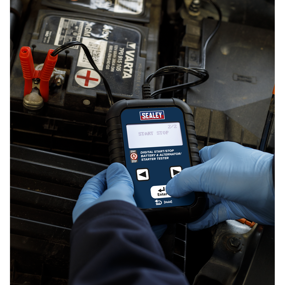 Digital Start/Stop Battery & Alternator/Starter Tester 12/24