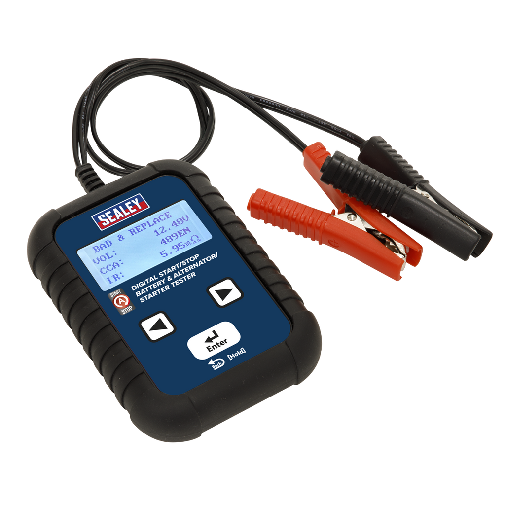 Digital Start/Stop Battery & Alternator/Starter Tester 12/24