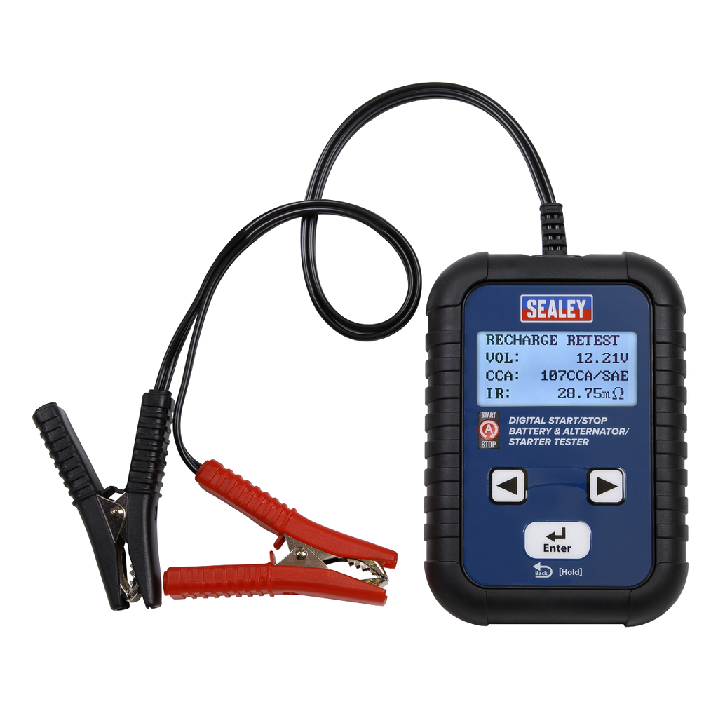 Digital Start/Stop Battery & Alternator/Starter Tester 12/24