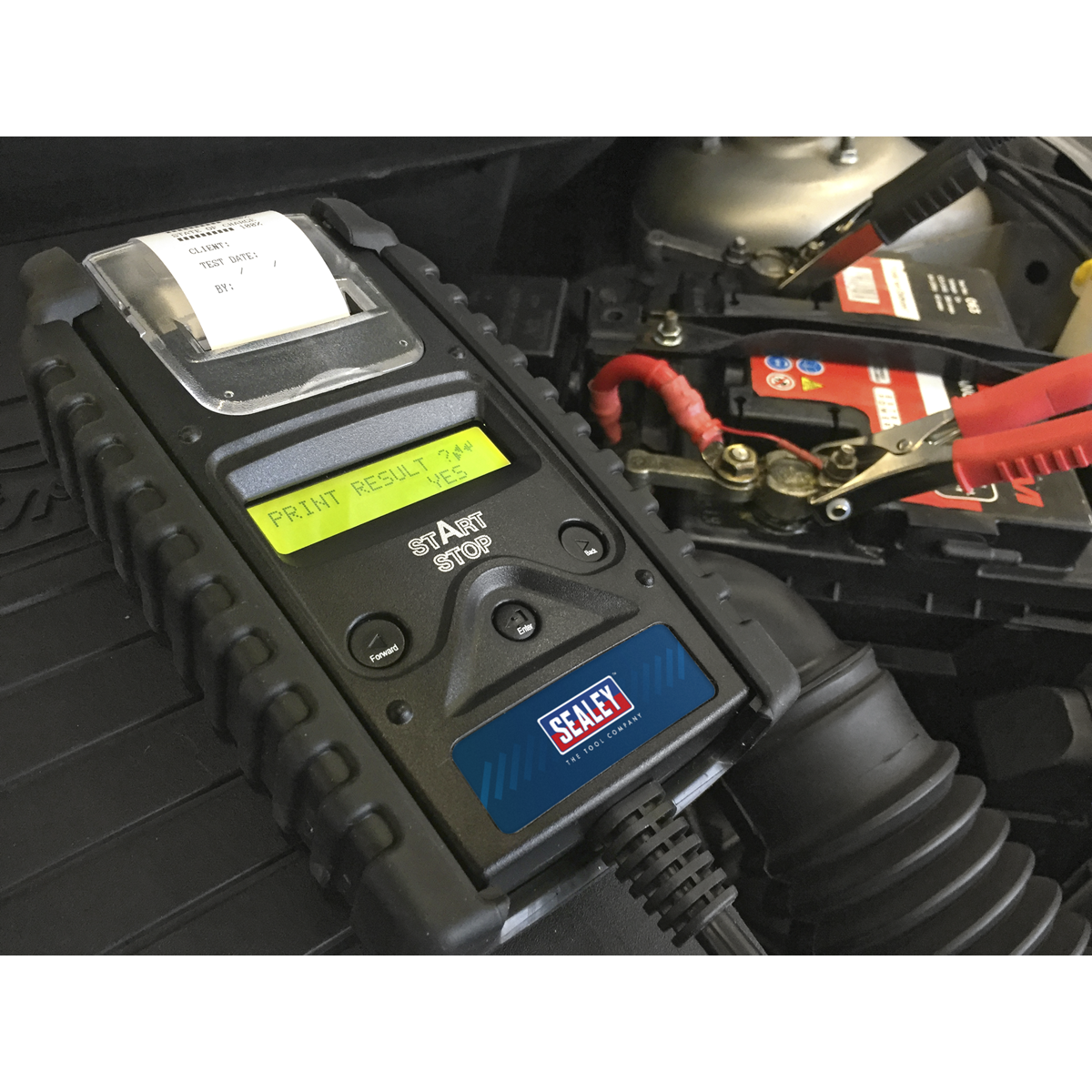 Digital Start/Stop Battery & Alternator Tester with Printer 6/12/24V