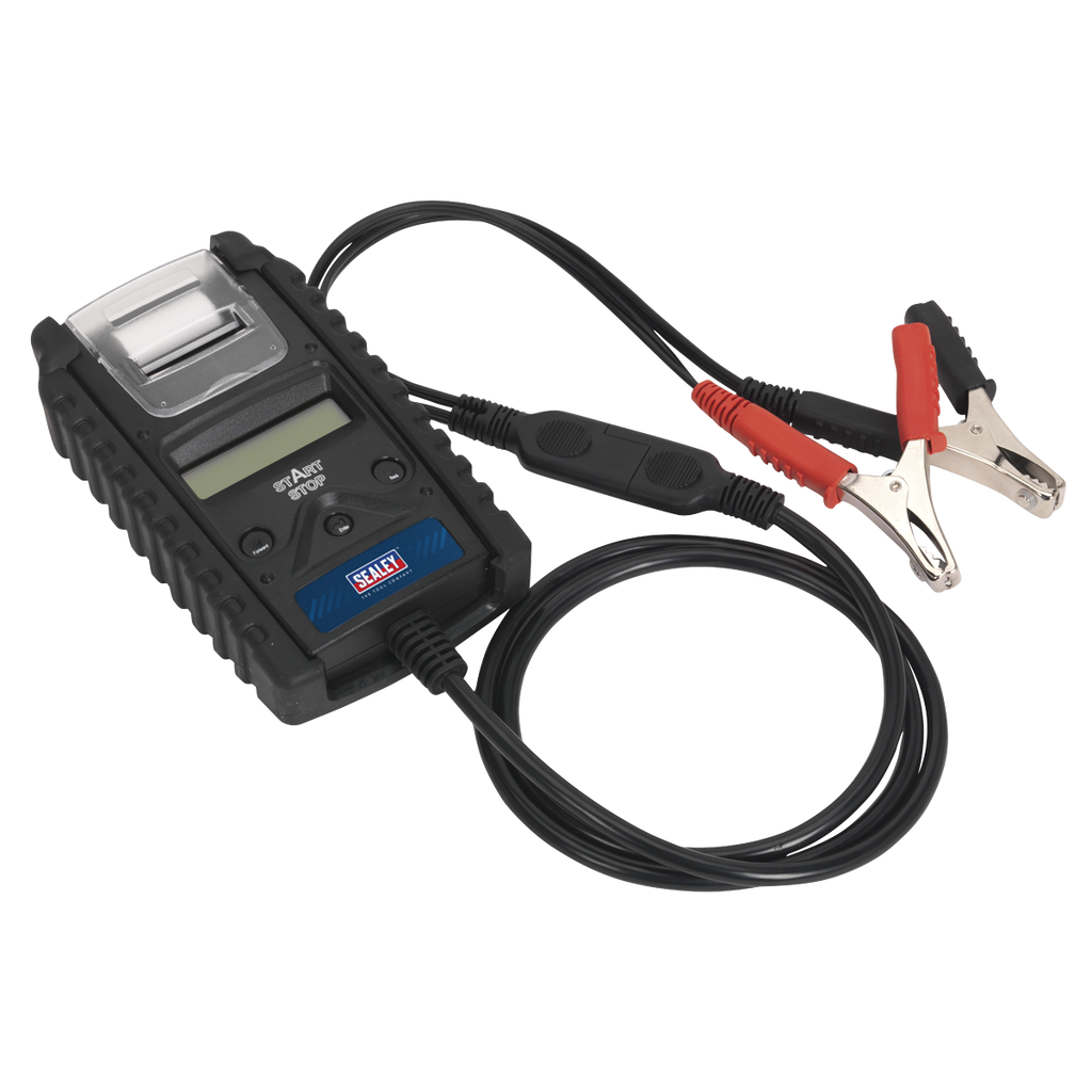 Digital Start/Stop Battery & Alternator Tester with Printer 6/12/24V