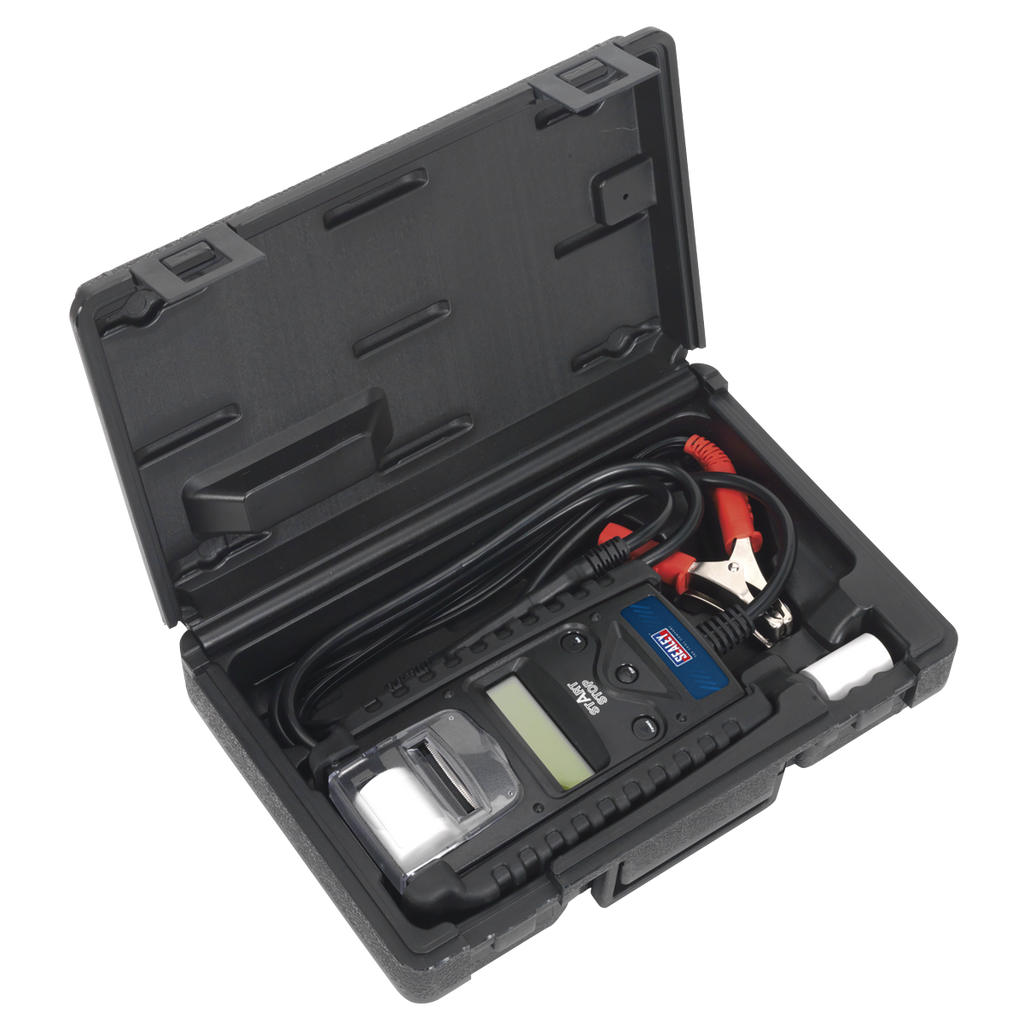 Digital Start/Stop Battery & Alternator Tester with Printer 6/12/24V