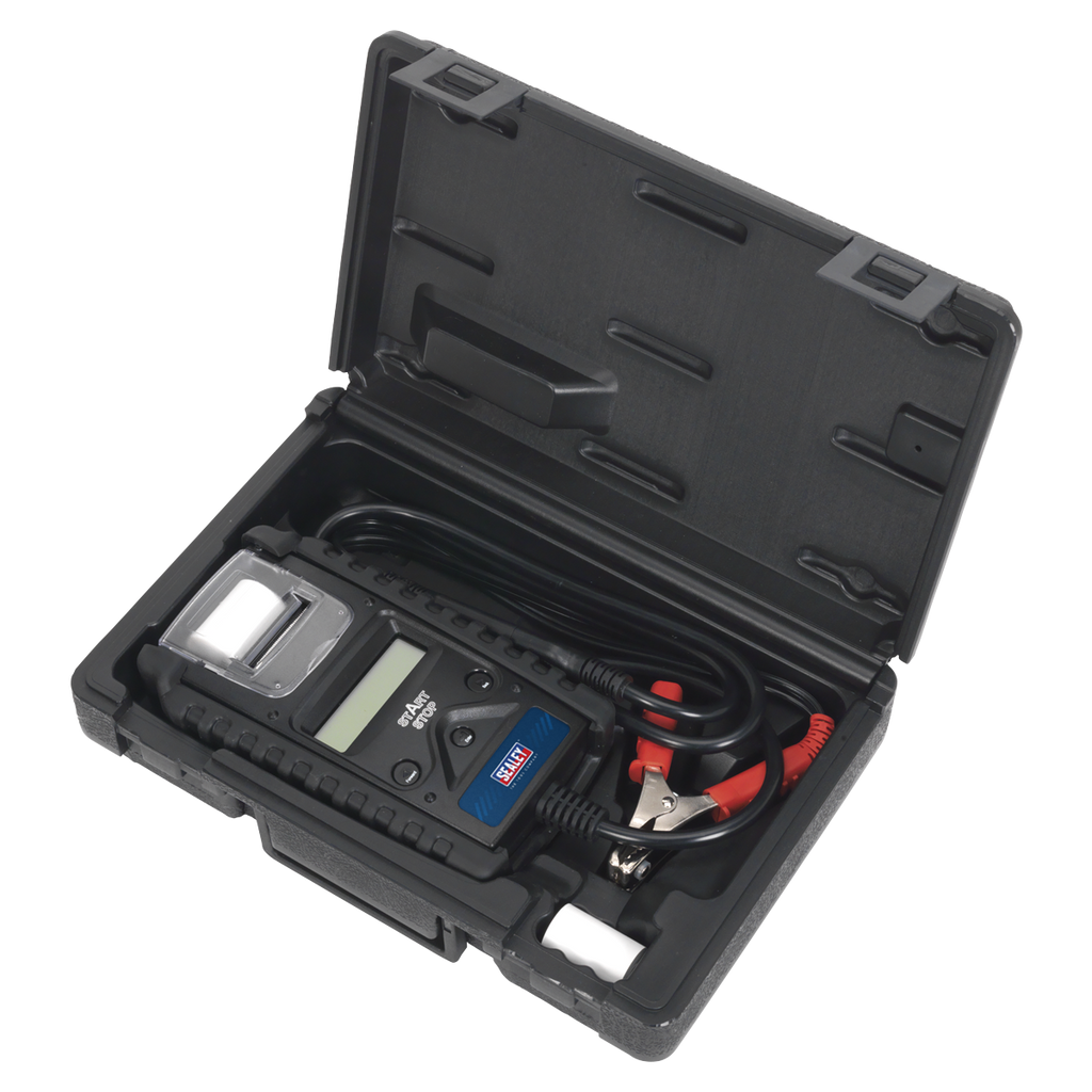 Digital Start/Stop Battery & Alternator Tester with Printer 6/12/24V