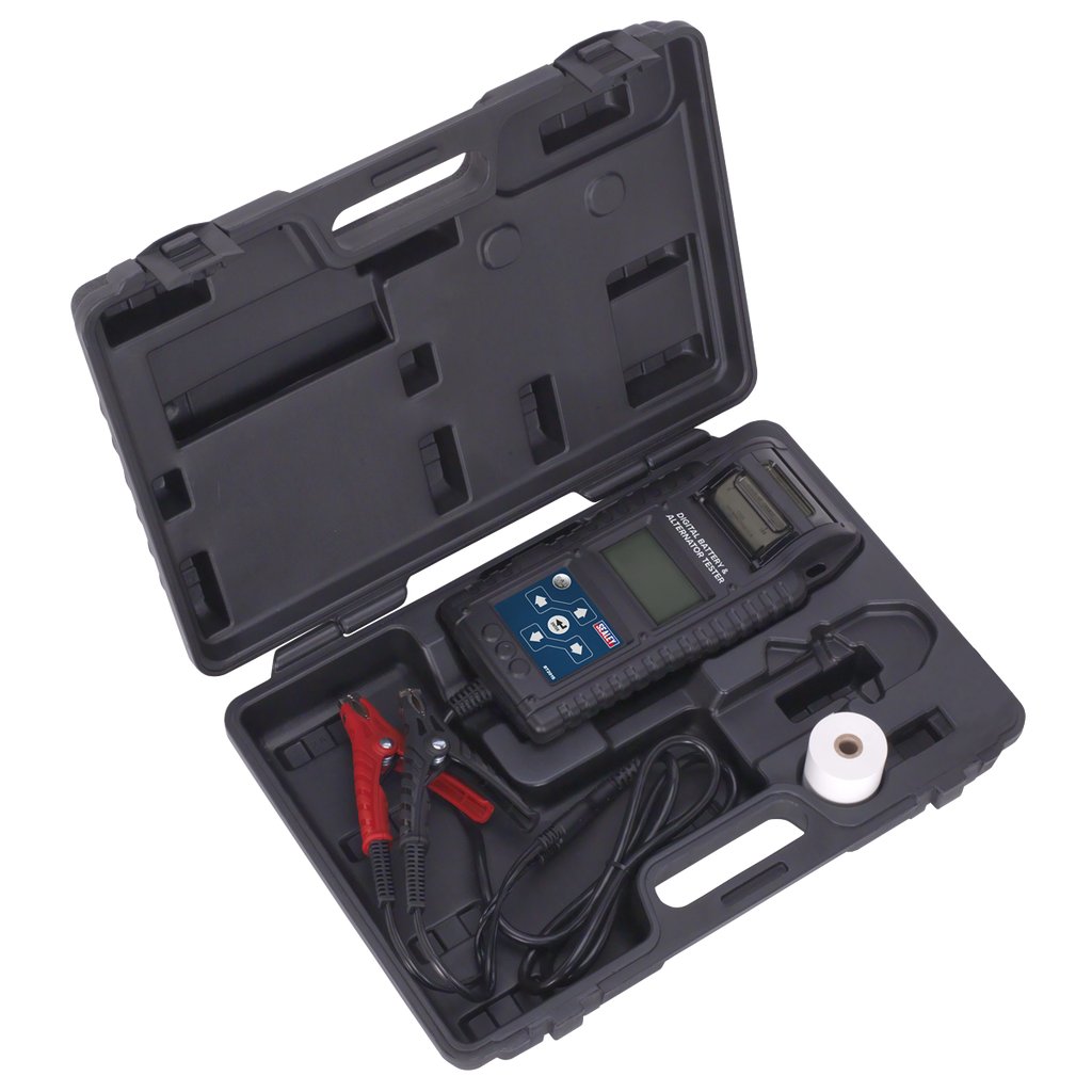 Digital Start/Stop Battery & Alternator Tester with Printer 6/12/24V