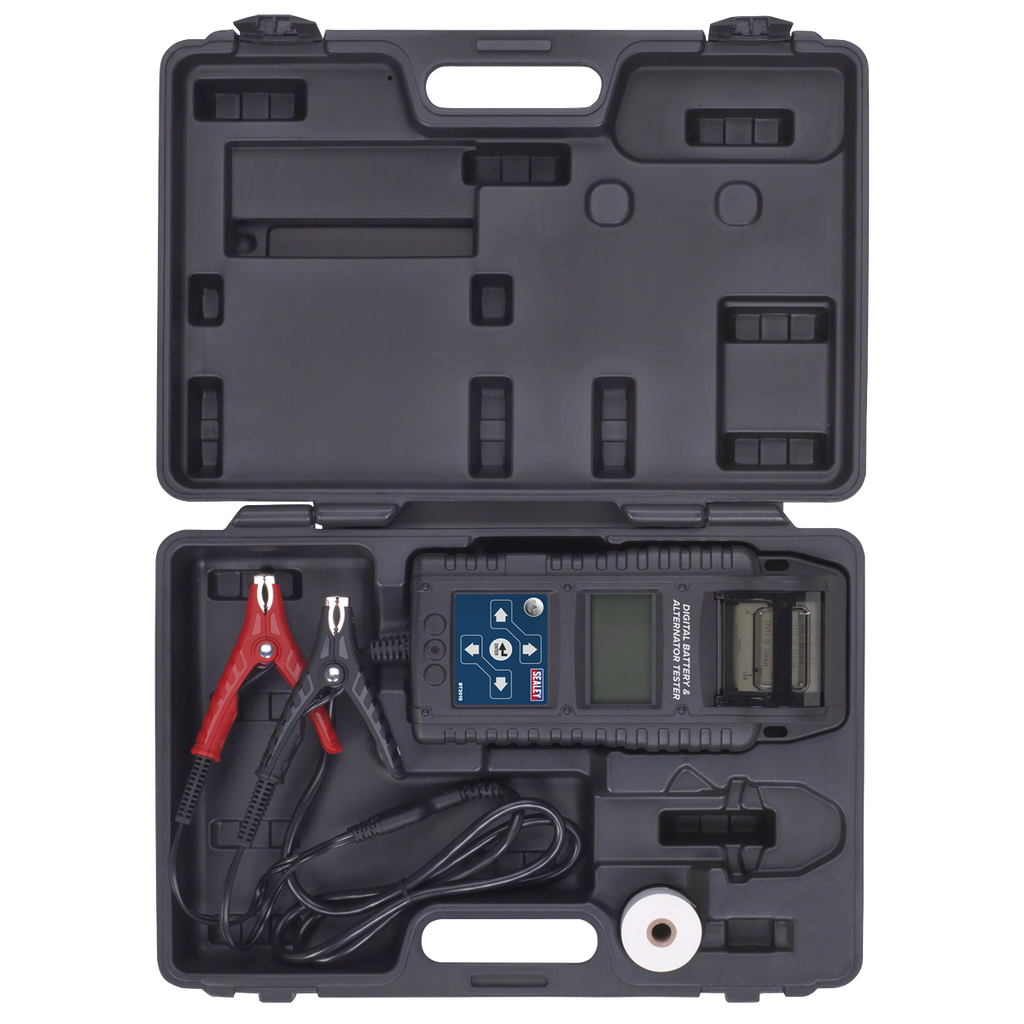 Digital Start/Stop Battery & Alternator Tester with Printer 6/12/24V