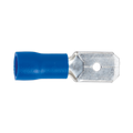 Push-On Male Terminal 6.3mm, Blue - Pack of 100
