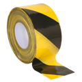 Non-Adhesive Hazard Warning Barrier Tape 80mm x 100m - Black