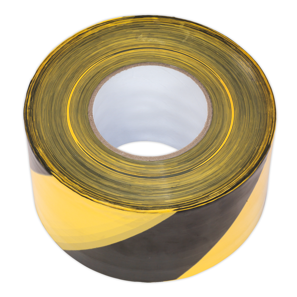 Non-Adhesive Hazard Warning Barrier Tape 80mm x 100m - Black
