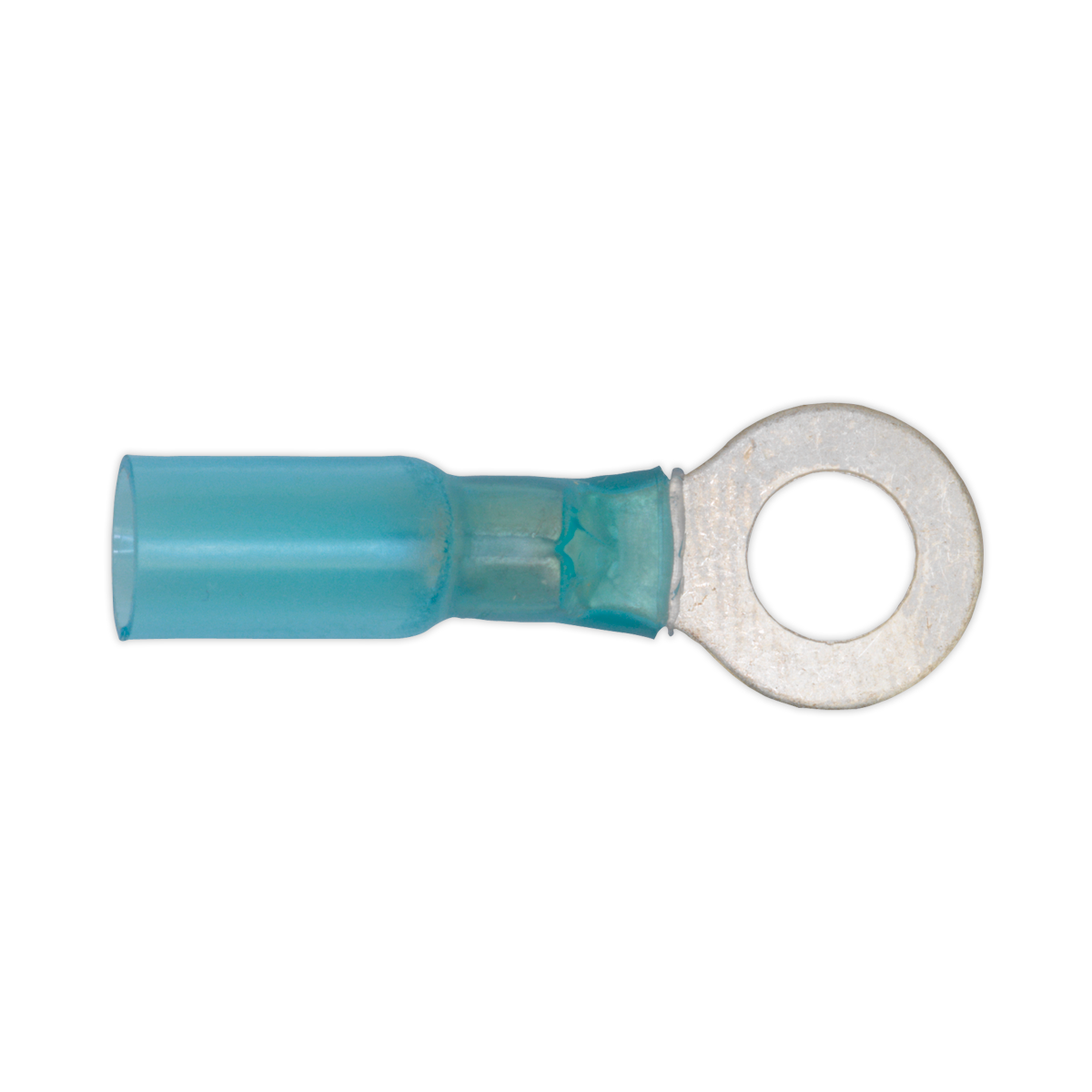 Heat Shrink Ring Terminal 8.4mm, Blue - Pack of 25